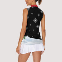 Polynesian Santa Claus Costume Funny Women Sleeveless Polo Shirt LT03 - Polynesian Pride