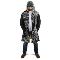 Hawaiian Turtle and Shark Cloak Kakau Tribal with Polynesian Pattern Black Color LT03 - Polynesian Pride