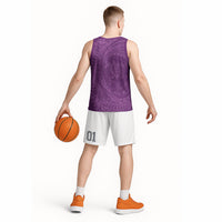 Hawaiian Turtle and Shark Basketball Jersey Kakau Tribal with Polynesian Pattern Pink Color LT03 - Polynesian Pride