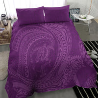 Hawaiian Turtle and Shark Bedding Set Kakau Tribal with Polynesian Pattern Pink Color LT03 - Polynesian Pride