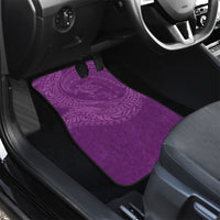 Hawaiian Turtle and Shark Car Mats Kakau Tribal with Polynesian Pattern Pink Color LT03 - Polynesian Pride