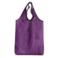 Hawaiian Turtle and Shark Grocery Bag Kakau Tribal with Polynesian Pattern Pink Color LT03 - Polynesian Pride