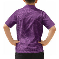 Hawaiian Turtle and Shark Hawaiian Shirt Kakau Tribal with Polynesian Pattern Pink Color LT03 - Polynesian Pride