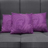 Hawaiian Turtle and Shark Pillow Cover Kakau Tribal with Polynesian Pattern Pink Color LT03 - Polynesian Pride
