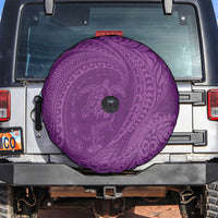 Hawaiian Turtle and Shark Spare Tire Cover Kakau Tribal with Polynesian Pattern Pink Color LT03 Pink - Polynesian Pride