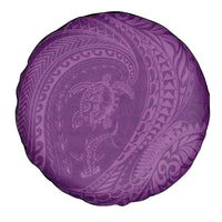 Hawaiian Turtle and Shark Spare Tire Cover Kakau Tribal with Polynesian Pattern Pink Color LT03 - Polynesian Pride