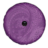 Hawaiian Turtle and Shark Spare Tire Cover Kakau Tribal with Polynesian Pattern Pink Color LT03 - Polynesian Pride