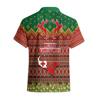 Tonga Christmas Hawaiian Shirt Coat of Arms and Map Beautiful Merry Xmas Snowflake LT03 - Polynesian Pride