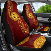 Tonga Ha'apai High School Car Seat Cover Ngatu and Maori Ethnic Tribal Pattern LT03 - Polynesian Pride