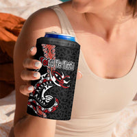 Aotearoa Toitu Te Tiriti 4 in 1 Can Cooler Tumbler Maori Taniwha Haka - Honour the Treaty