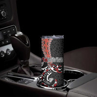 Aotearoa Toitu Te Tiriti Skinny Tumbler Maori Taniwha Haka - Honour the Treaty LT03 - Polynesian Pride