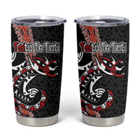 Aotearoa Toitu Te Tiriti Tumbler Cup Maori Taniwha Haka - Honour the Treaty