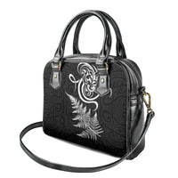 New Zealand Octopus Tattoo and Fern Shoulder Handbag Maori Pattern