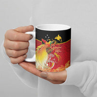 Papua New Guinea Independence Day Ceramic Mug Happy Anniversary 50th Bird-of-paradise Melanesian Tattoos - Polynesian Pride