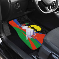 New Caledonia Car Mats Kagu Bird and The Seal with Melanesian Culture - Polynesian Pride