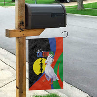 New Caledonia Garden Flag Kagu Bird and The Seal with Melanesian Culture - Polynesian Pride