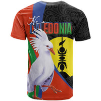 New Caledonia T Shirt Kagu Bird and The Seal with Melanesian Culture - Polynesian Pride