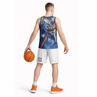 Marshall Islands Manit Day Basketball Jersey Grunge National Flag with Whales and Tribal Tattoos - Polynesian Pride