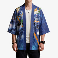 Marshall Islands Manit Day Kimono Grunge National Flag with Whales and Tribal Tattoos - Polynesian Pride