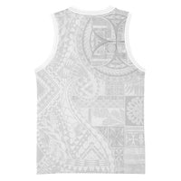 Samoan Culture-Lotu Tamaiti Basketball Jersey Siapo and Polynesian Art Tattoos - Polynesian Pride