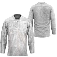 Samoan Culture-Lotu Tamaiti Hockey Jersey Siapo and Polynesian Art Tattoos LT03 - Polynesian Pride