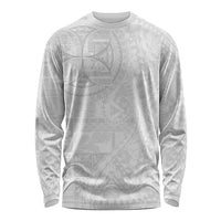 Samoan Culture-Lotu Tamaiti Long Sleeve Shirt Siapo and Polynesian Art Tattoos - Polynesian Pride