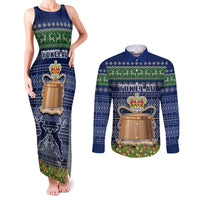 personalised-tokelau-christmas-couples-matching-tank-maxi-dress-and-long-sleeve-button-shirts-coat-of-arms-and-map-beautiful-merry-xmas-snowflake