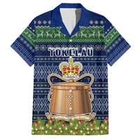 personalised-tokelau-christmas-family-matching-short-sleeve-bodycon-dress-and-hawaiian-shirt-coat-of-arms-and-map-beautiful-merry-xmas-snowflake