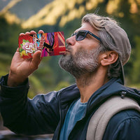 Honolulu Anniversary 52nd Running 4 in 1 Can Cooler Tumbler Marathon Competition Kakau Pattern Red Color