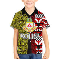 Tonga Kolisi Tonga Hawaiian Shirt Ngatu and Geometric Pattern LT03 - Polynesian Pride