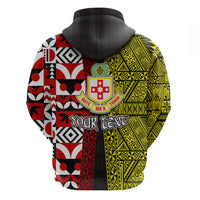 Tonga Kolisi Tonga Hoodie Ngatu and Geometric Pattern LT03 - Polynesian Pride