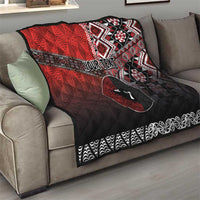 Personalised Aotearoa and Tonga Together Quilt Manaia and Tongan Tribal Cross - Taniko and Ngatu Art Tattoo LT03 - Polynesian Pride