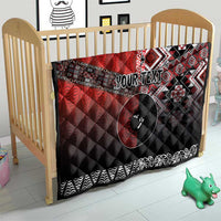 Personalised Aotearoa and Tonga Together Quilt Manaia and Tongan Tribal Cross - Taniko and Ngatu Art Tattoo LT03 - Polynesian Pride