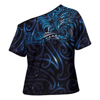 New Zealand New Year-Matariki Cross Shoulder Shirt Aotearoa Maori Tattoo Galaxy Sky