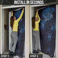 New Zealand New Year-Matariki Door Cover Aotearoa Maori Tattoo Galaxy Sky