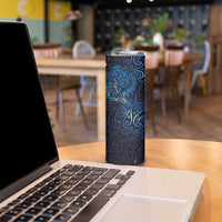 New Zealand New Year-Matariki Skinny Tumbler Aotearoa Maori Tattoo Galaxy Sky