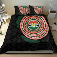 Penama Tribal Tattoo with Namele Leaves Bedding Set