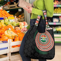 Penama Tribal Tattoo with Namele Leaves Grocery Bag