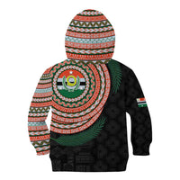 Penama Tribal Tattoo with Namele Leaves Kid Hoodie