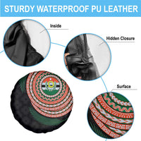 Penama Tribal Tattoo with Namele Leaves Spare Tire Cover