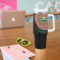 Penama Tribal Tattoo with Namele Leaves Tumbler With Handle