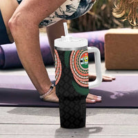 Penama Tribal Tattoo with Namele Leaves Tumbler With Handle