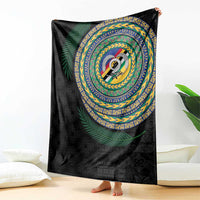 Torba Tribal Tattoo with Namele Leaves Blanket