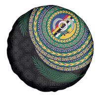 Torba Tribal Tattoo with Namele Leaves Spare Tire Cover