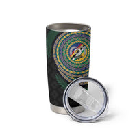 Torba Tribal Tattoo with Namele Leaves Tumbler Cup