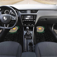 Shefa Tribal Tattoo with Namele Leaves Car Mats