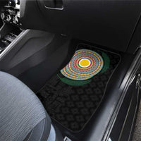 Shefa Tribal Tattoo with Namele Leaves Car Mats