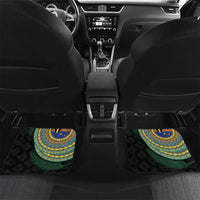 Tafea Tribal Tattoo with Namele Leaves Car Mats