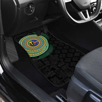 Tafea Tribal Tattoo with Namele Leaves Car Mats