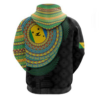 Malampa Tribal Tattoo with Namele Leaves Hoodie